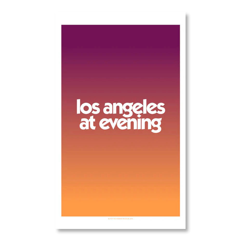 "Los Angeles At" Print