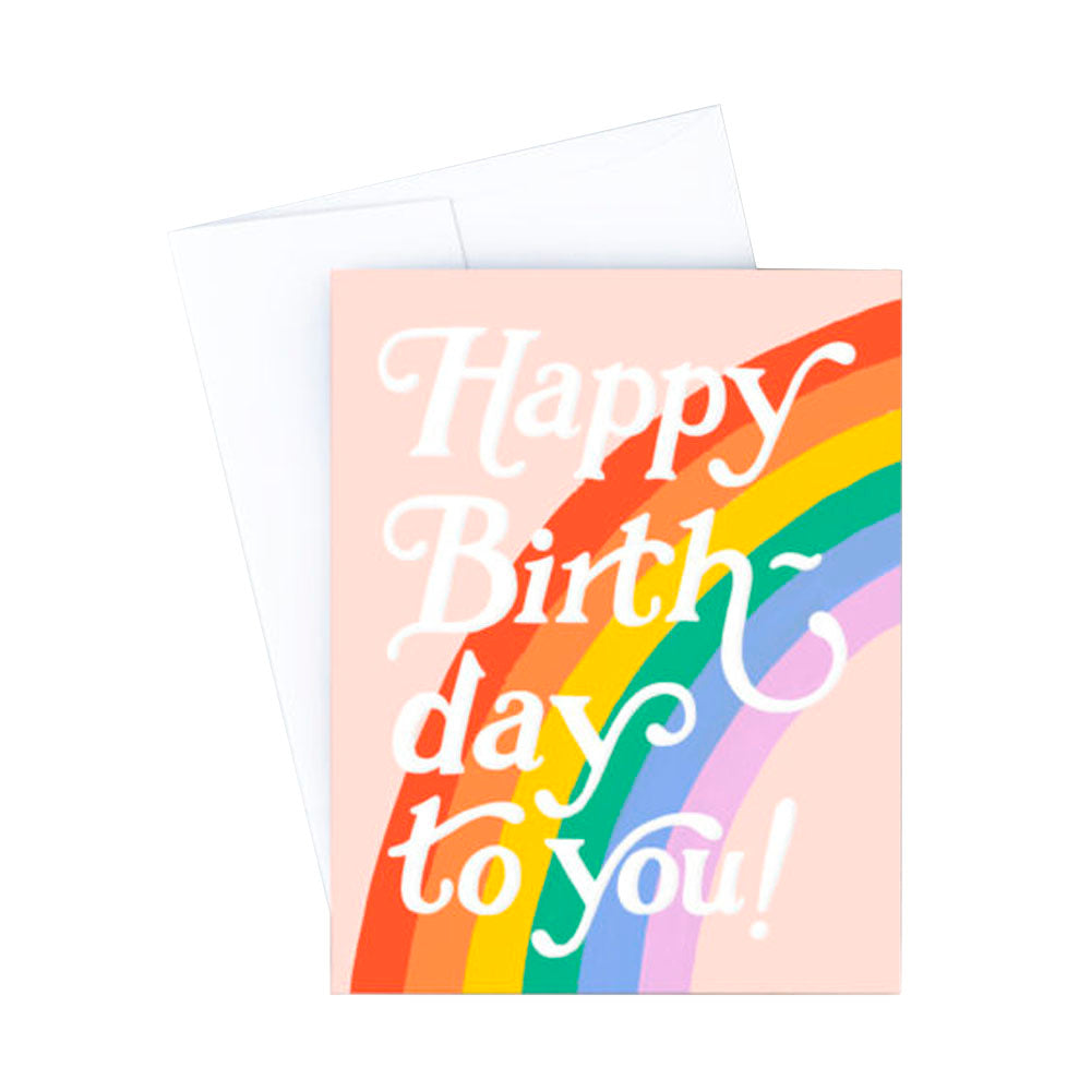 Big Rainbow Greeting Card