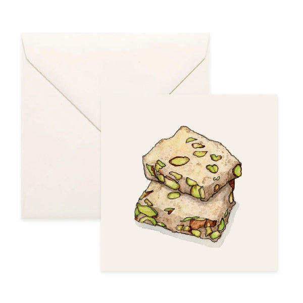 Pistachio Halva Greeting Card