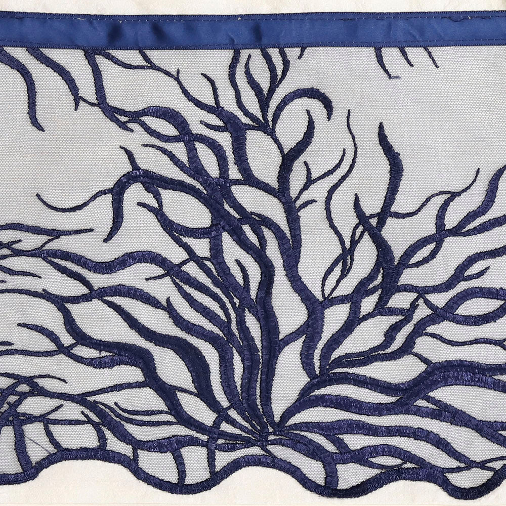 Dark Blue Tree of Life Tallit Set