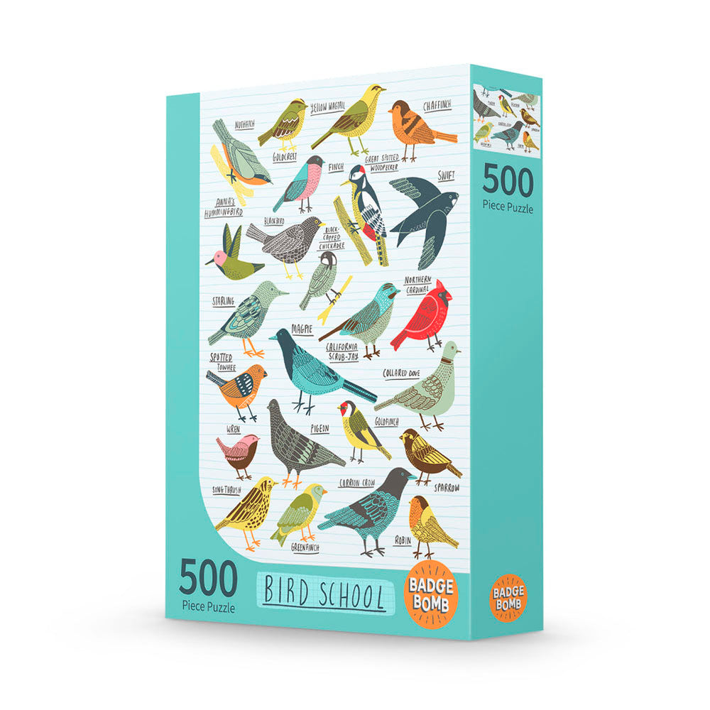 Bird School 500-Piece Puzzle