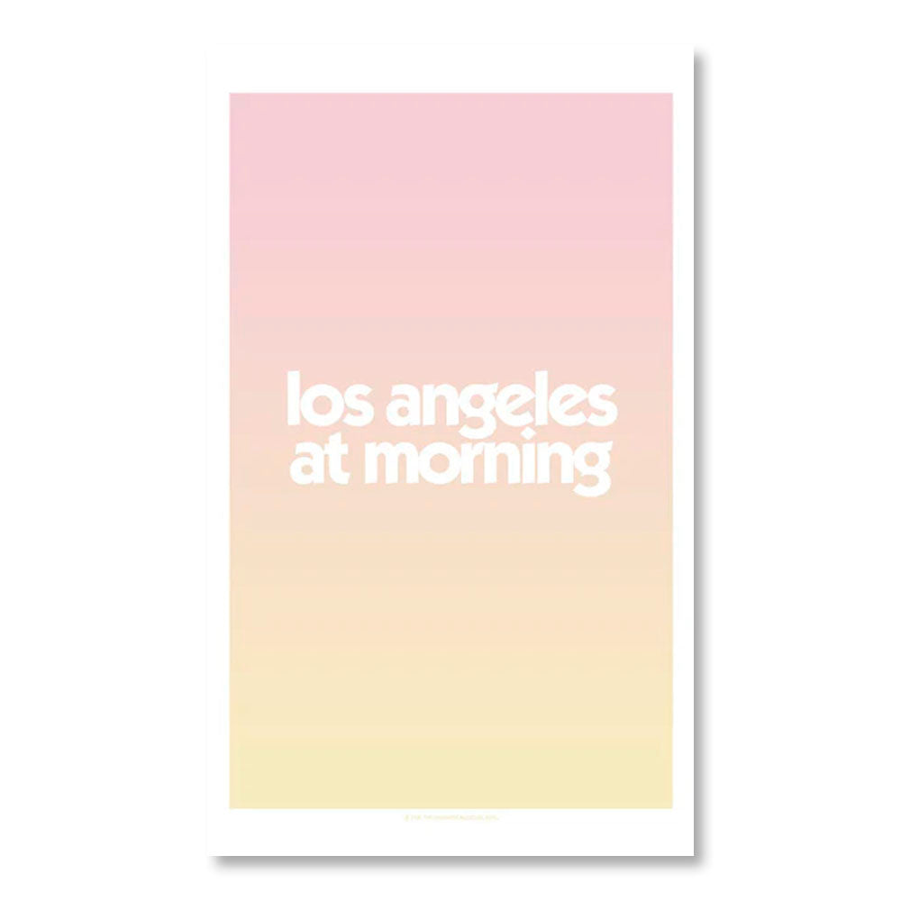 "Los Angeles At" Print