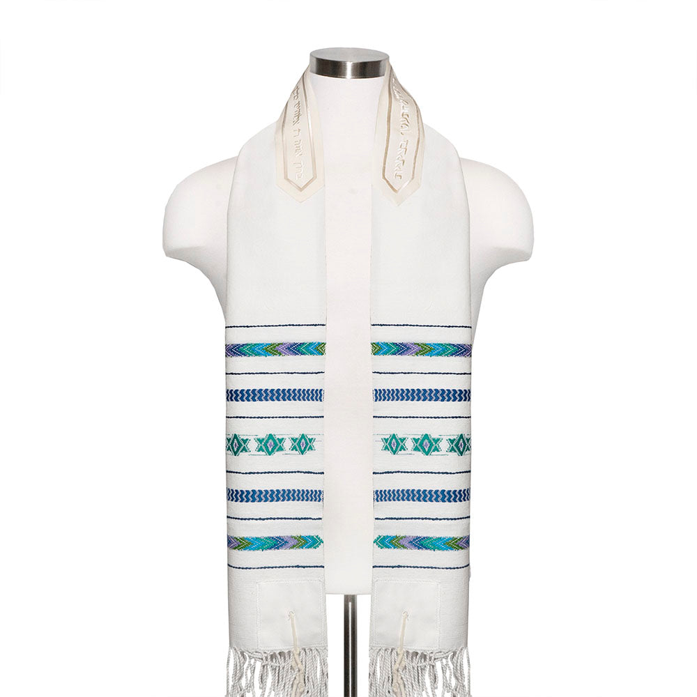 Handmade Guatemalan Blue Tallit