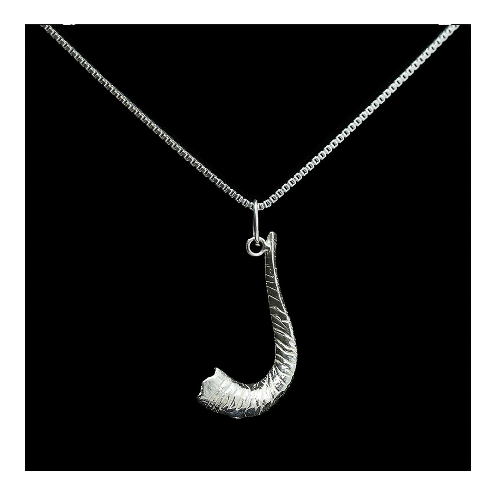 Shofar in Sterling Silver Necklace