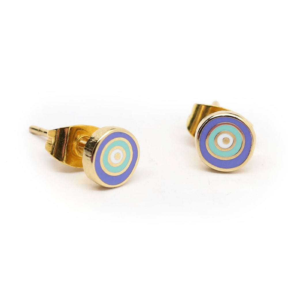 Evil Eye Stud Earrings