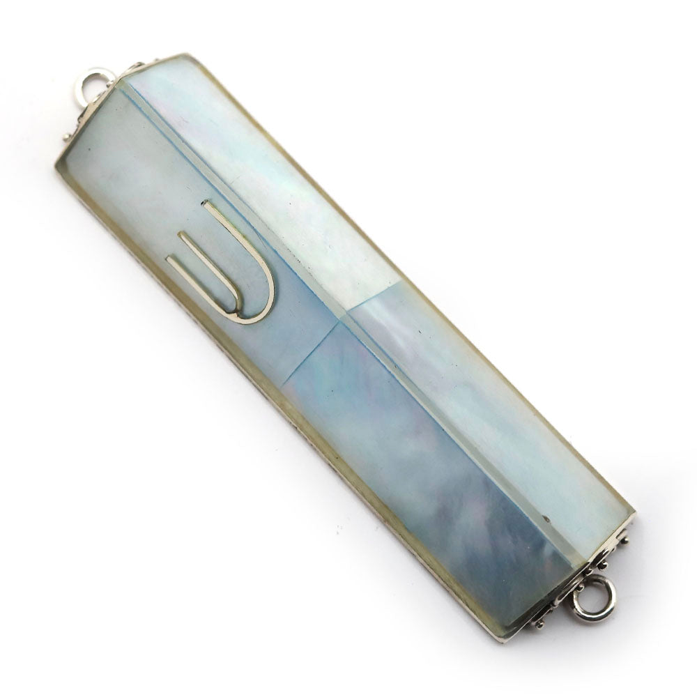Triangular Bali Chai Mezuzah