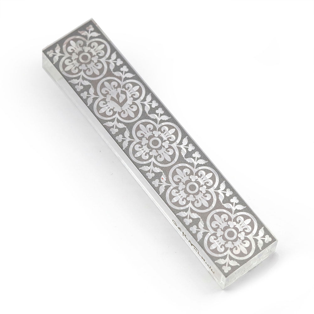 Acrylic Floral Mezuzah