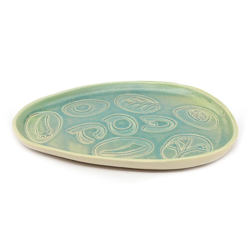 Ceramic Seder Plate