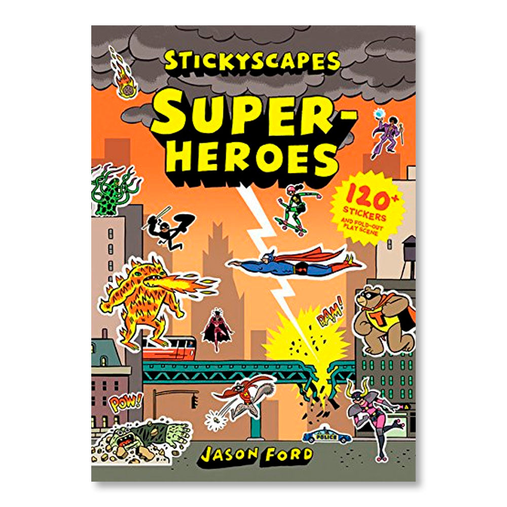 Stickyscapes Superheroes