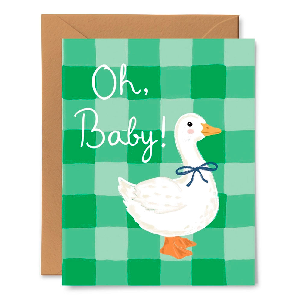 Baby Goose Greeting Card