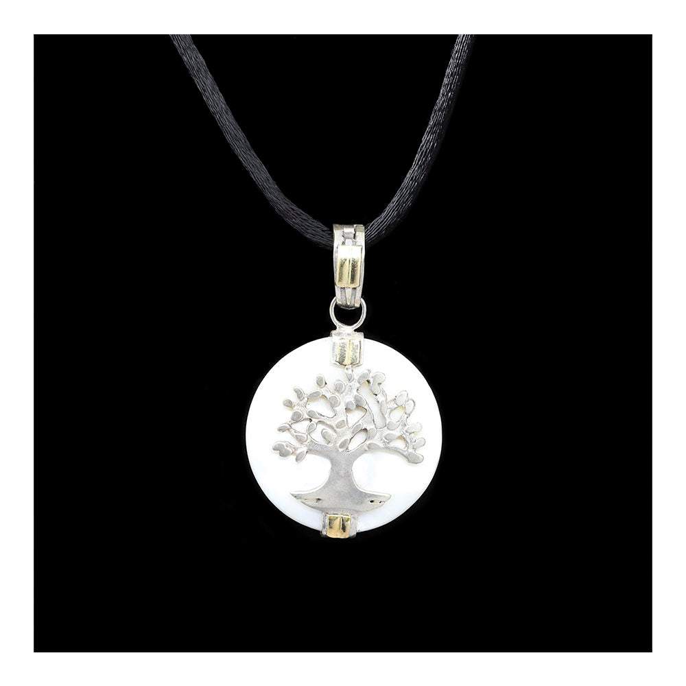 Tree of Life on Mother of Pearl Necklace