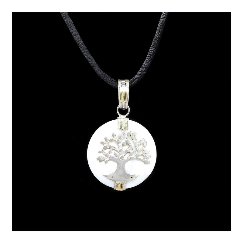 Tree of Life on Mother of Pearl Necklace