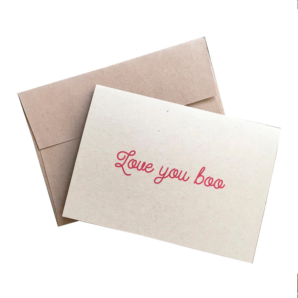 Love you boo Greeting Card
