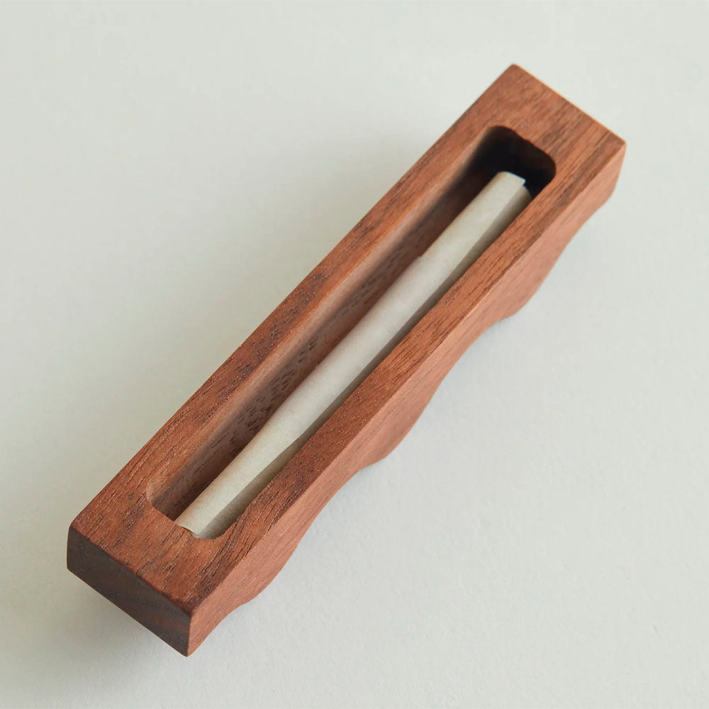 Wave Wood Mezuzah