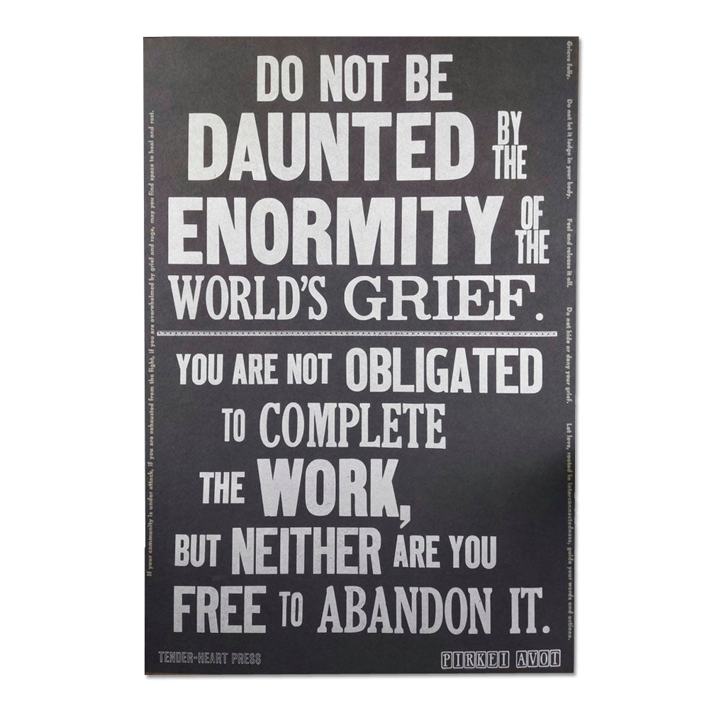 Enormity Poster in Silver