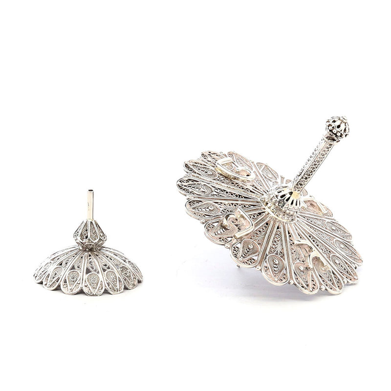 Sterling Silver Filigree Dreidel