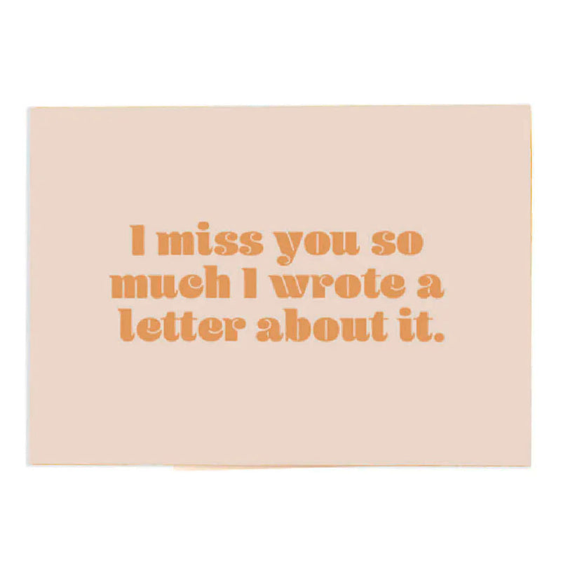 I Miss You Greeting Card