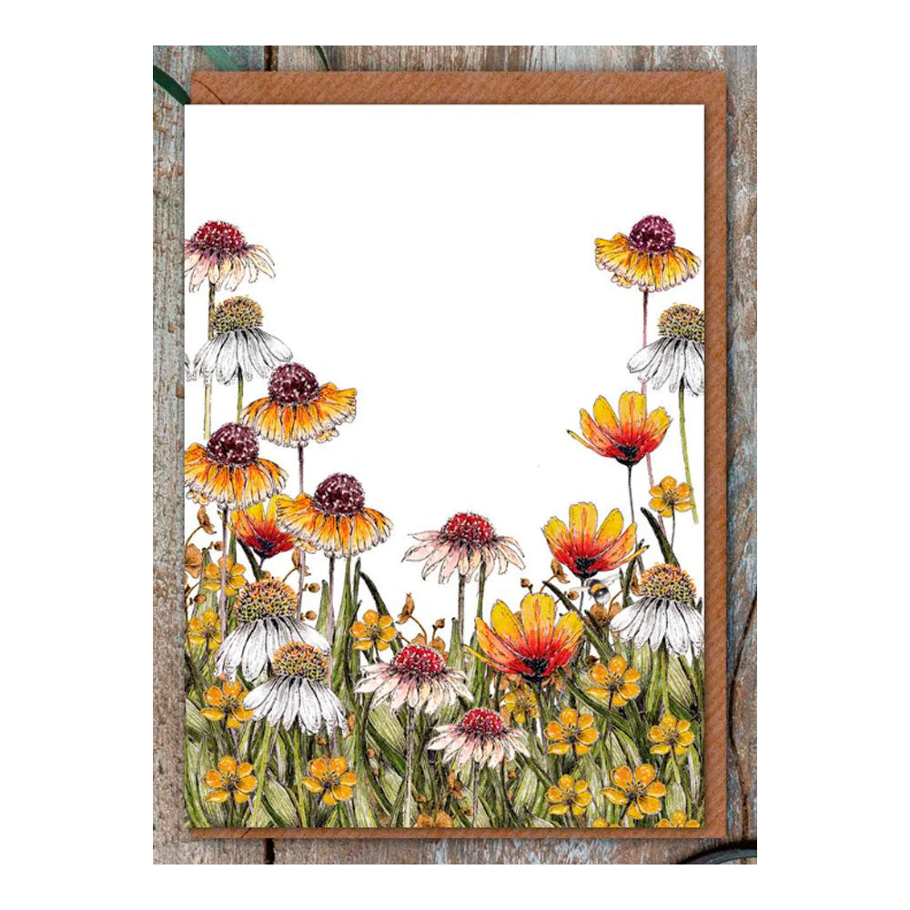 Golden Greeting Card