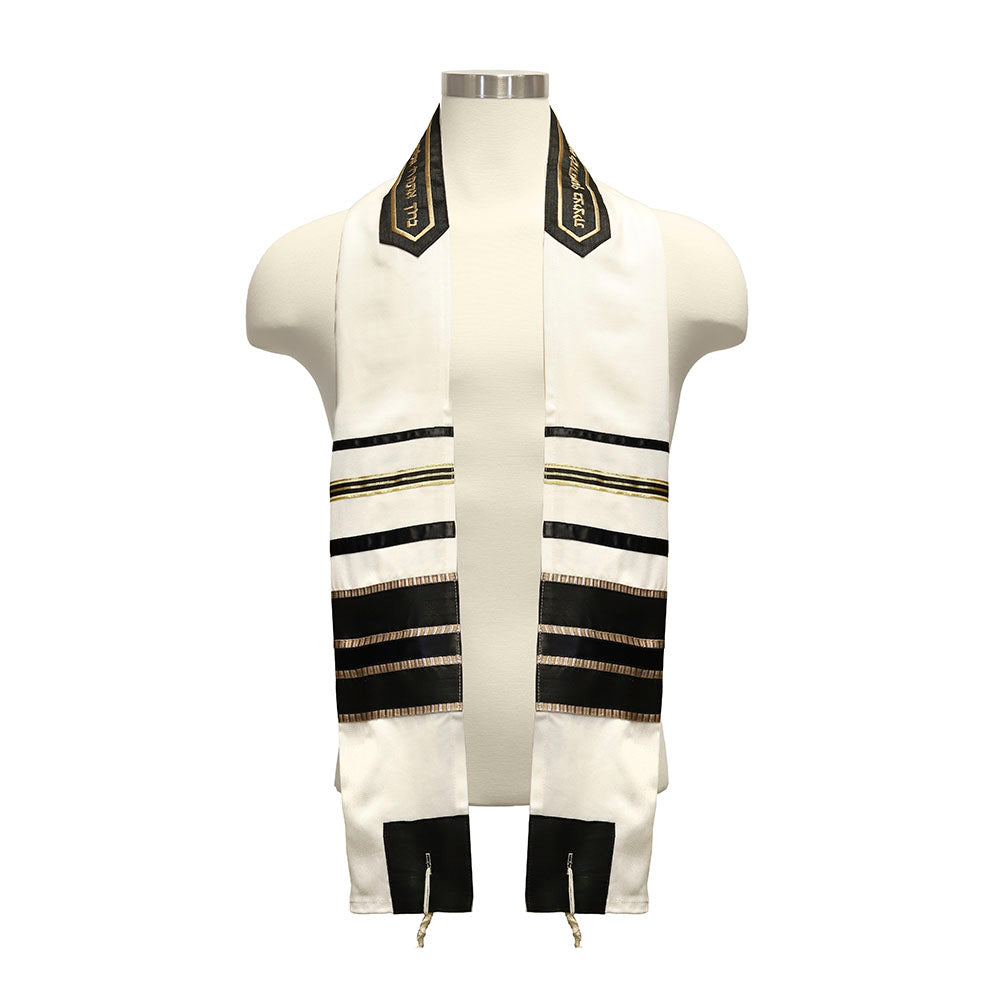 Tallit Set Black and Gold