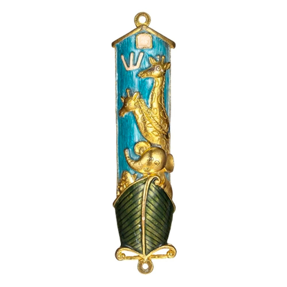 Enamel Noah's Ark Mezuzah