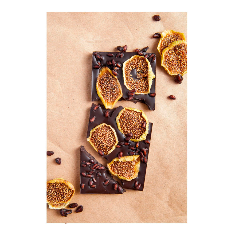 Fig with Pomegranate - Limited Edition Dark Chocolate Bar