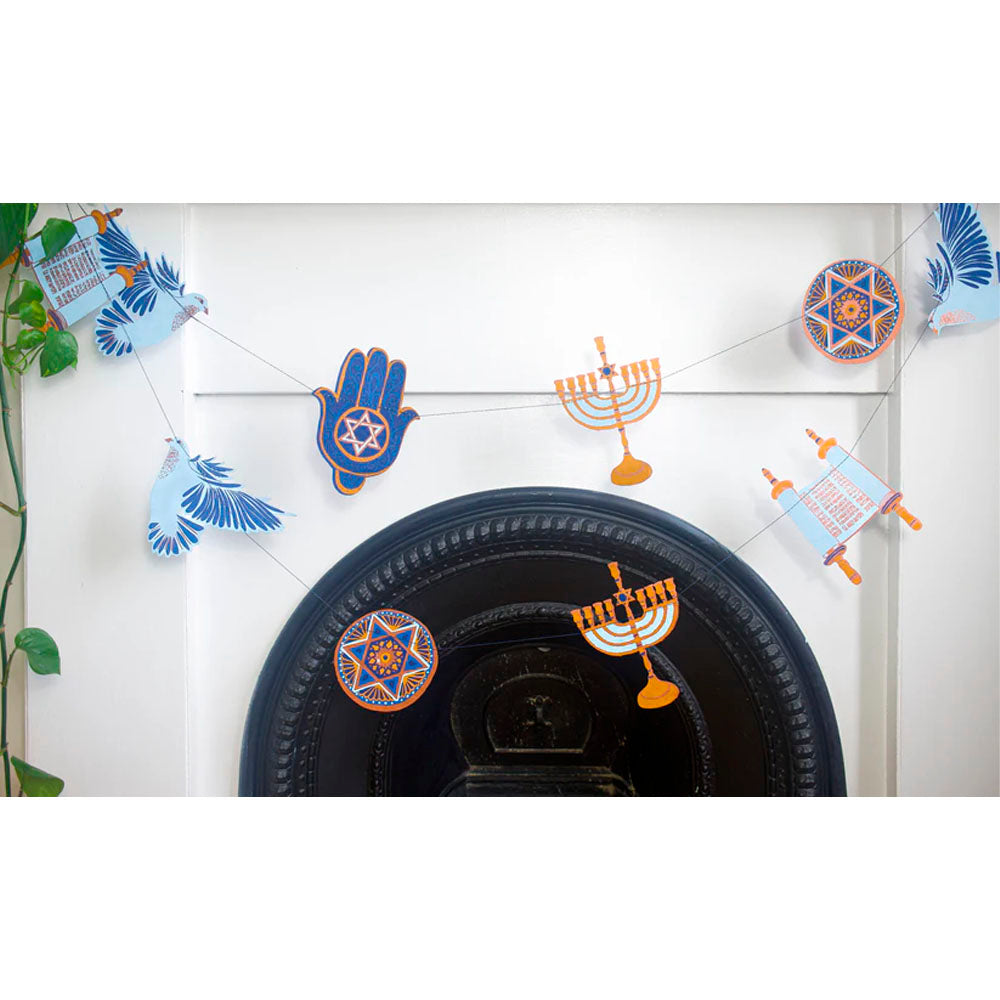 Hanukkah Sewn Garland