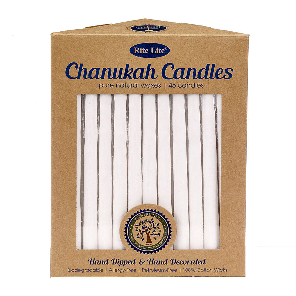 Natural Wax Hannukah Candles