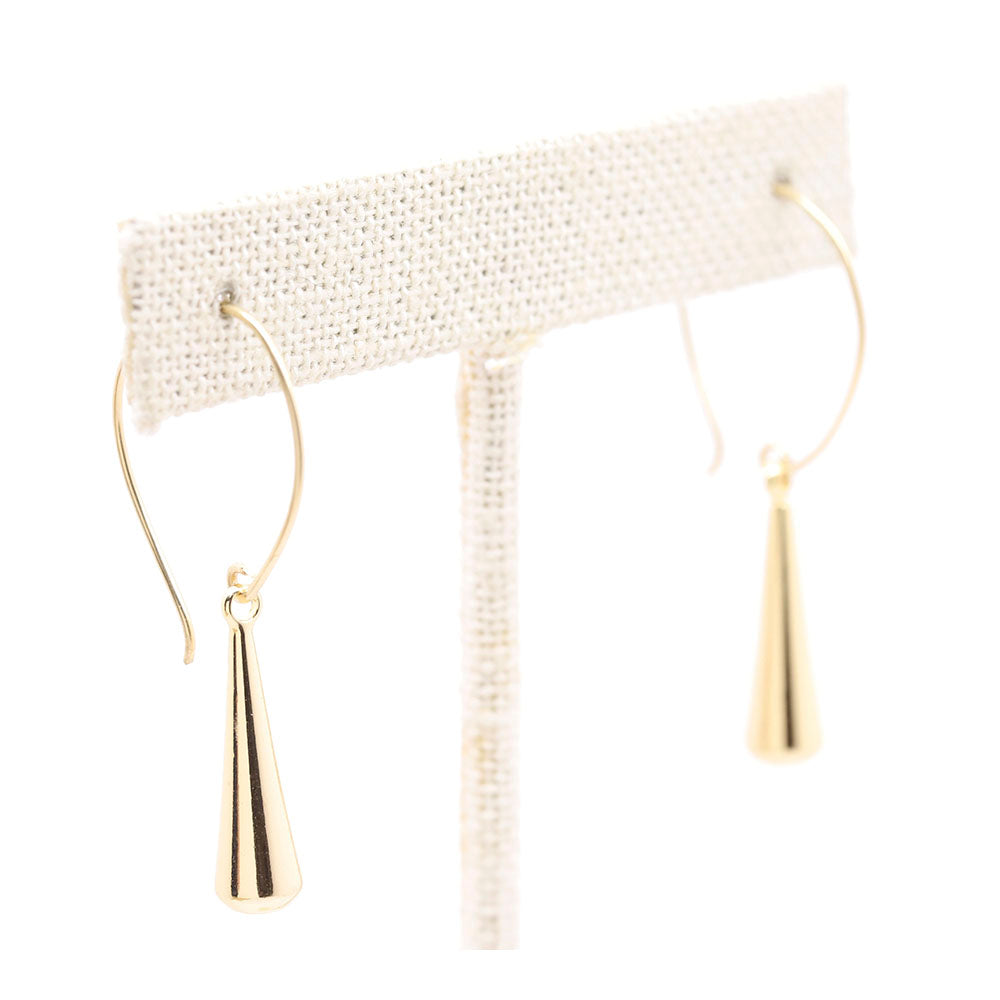 Hoop with Tear Drop Earrings