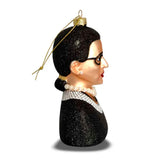 Ruth Bader Ginsburg Glass Ornament