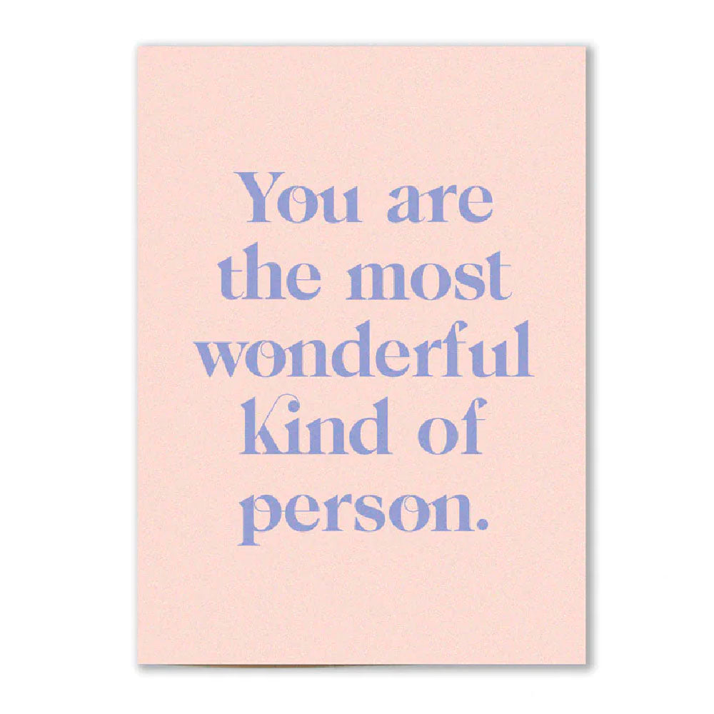Wonderful Person Gratitude Greeting Card