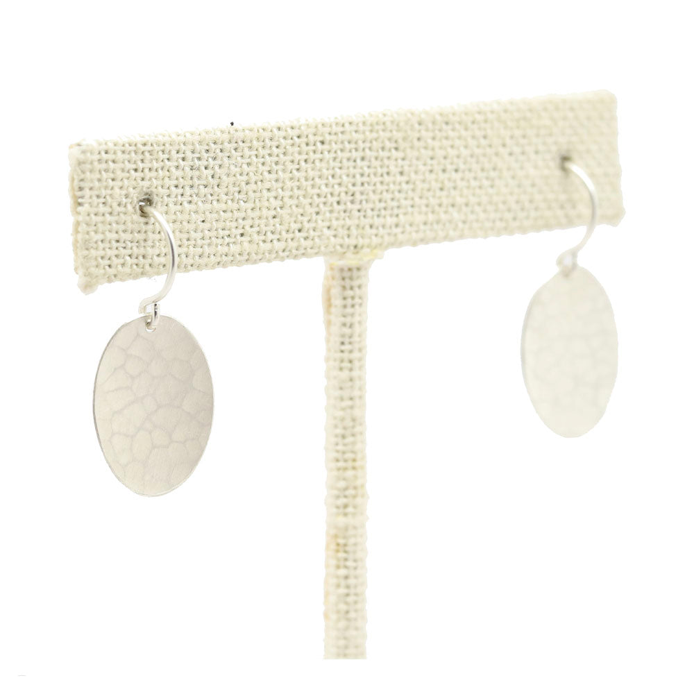 Oval Drop Earrings