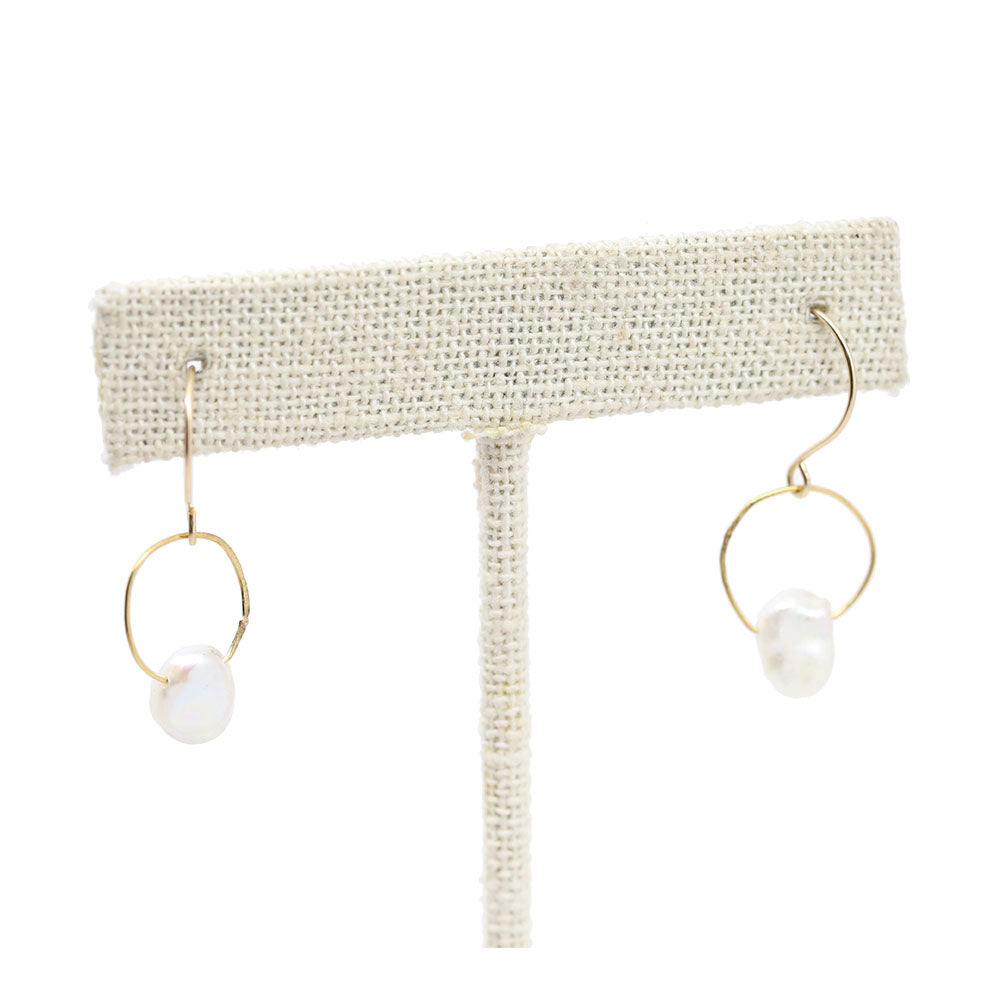 Pearl Birthstone Earrings