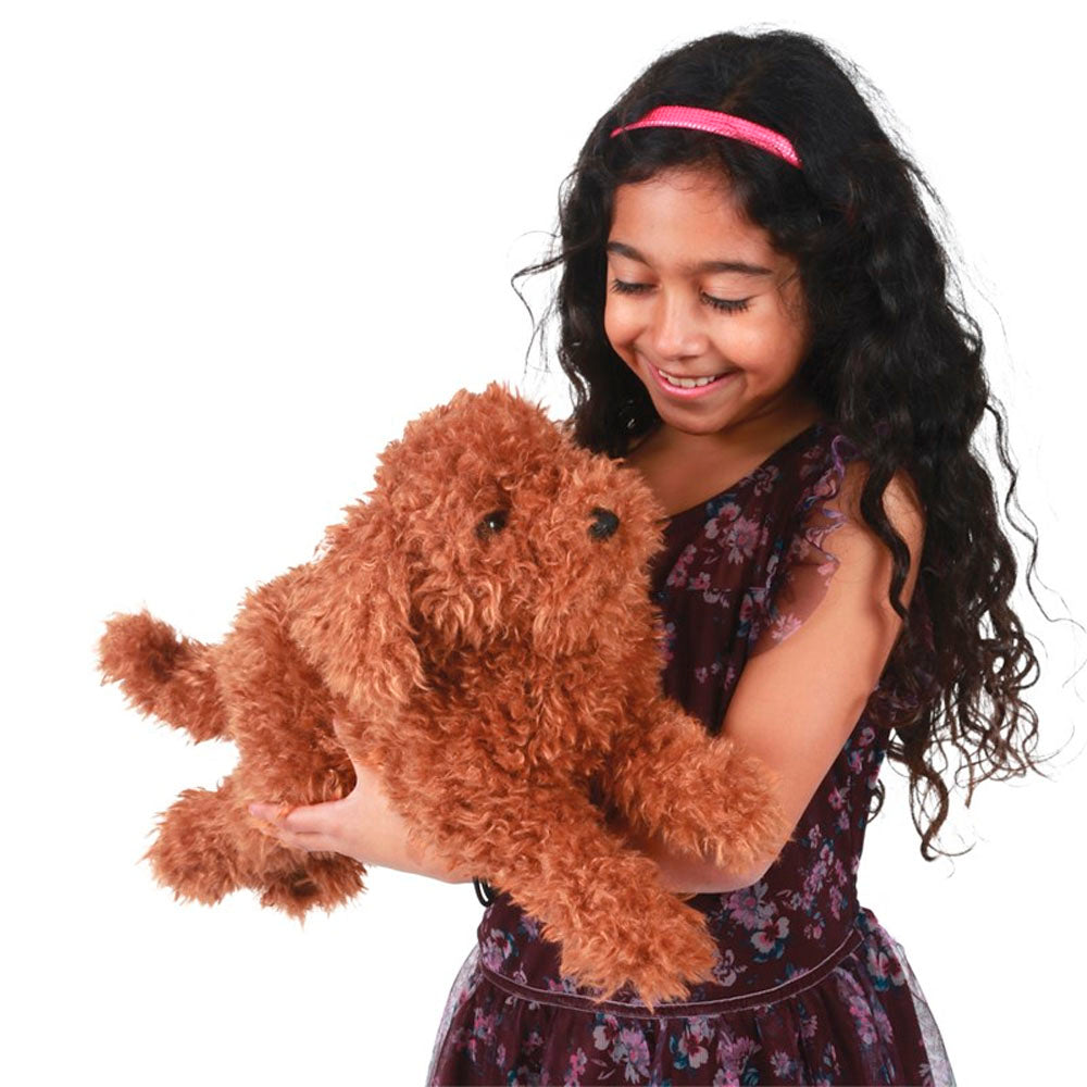 Toy Poodle Puppy Hand Puppet