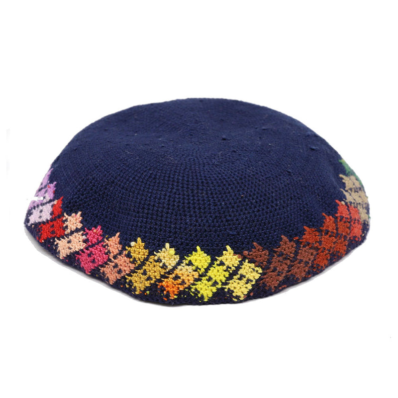 Multicolor Crochet Kippah