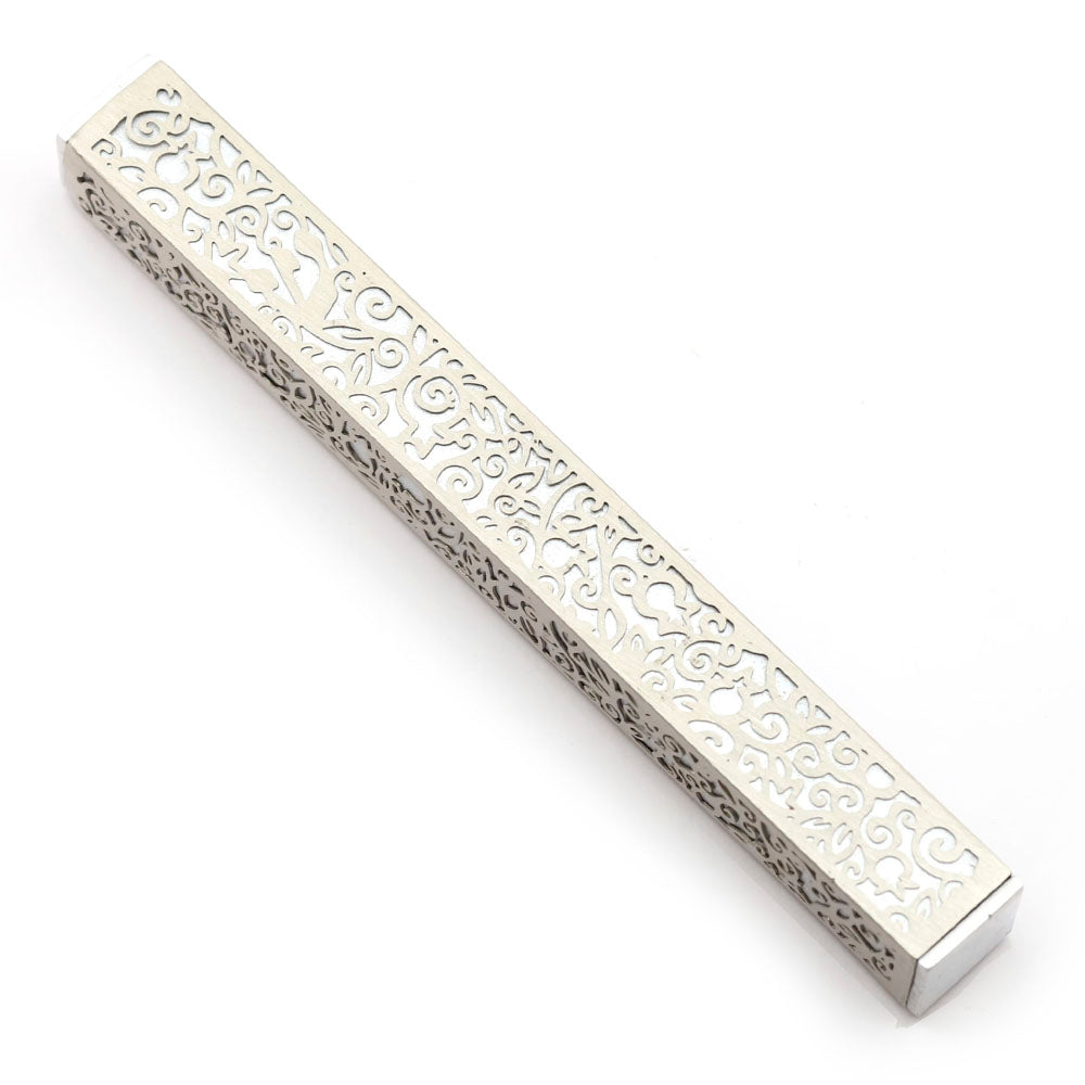 Metal Cut Out Pomegranate Mezuzah