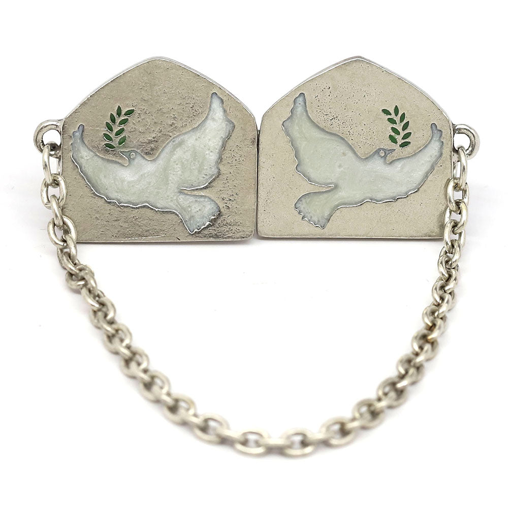 Dove Tallit Clips
