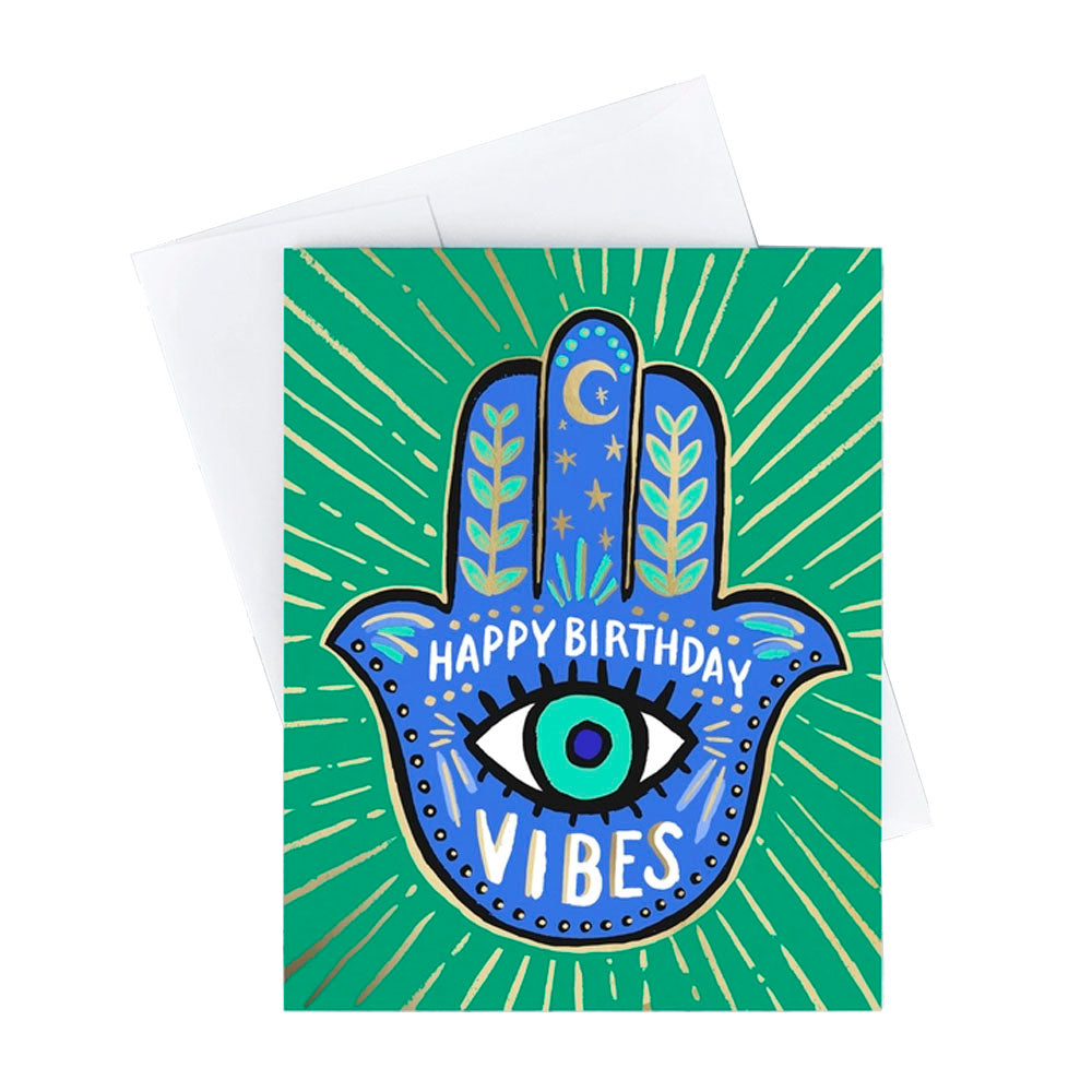 Hamsa Birthday Card