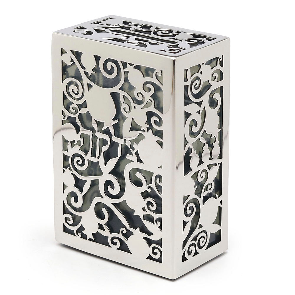 Modern Pomegranate Tzedakah Box