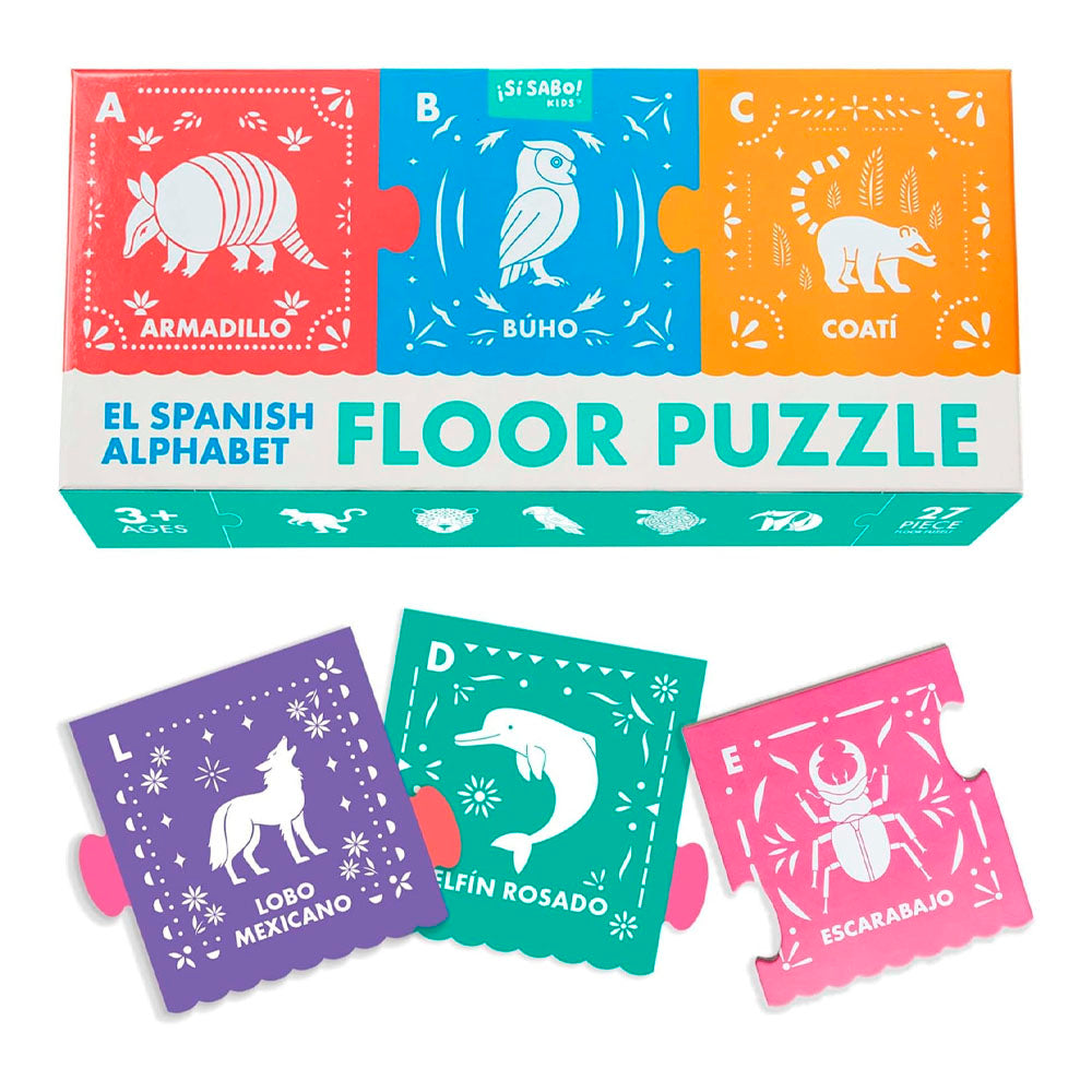 El Spanish Alphabet Jumbo Floor Puzzle, Sí Sabo Kids