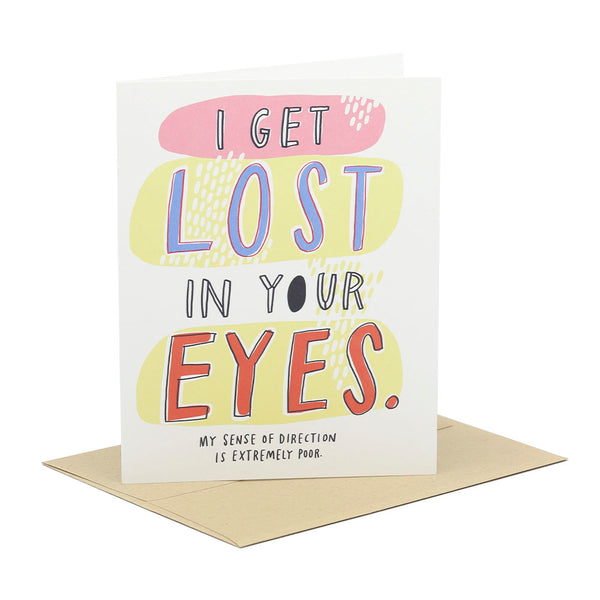 Lost in Your Eyes Annviersary Greetin Card