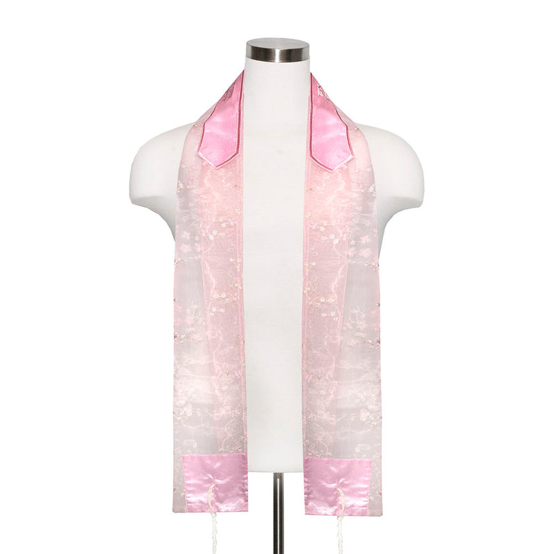 Tallit Set with Embroidered Flowers