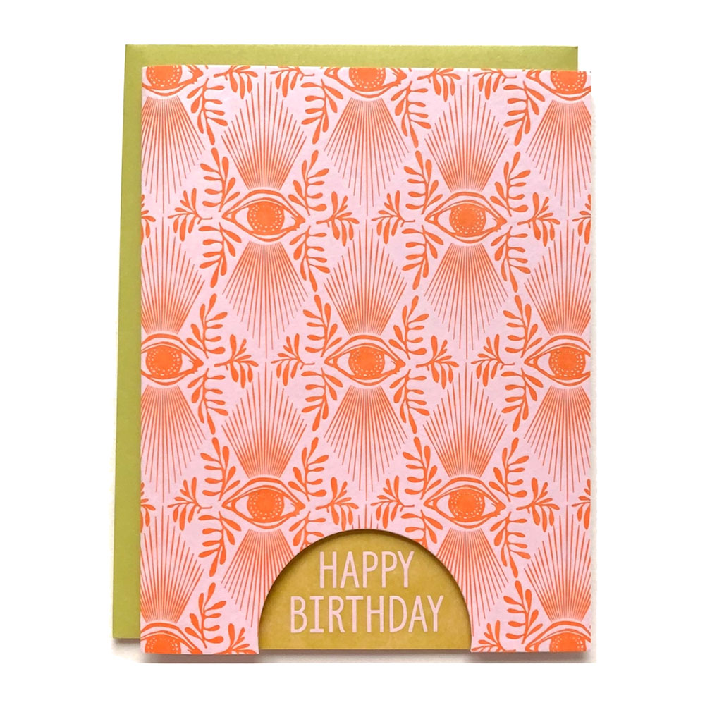 Birthday Eye Pattern Card