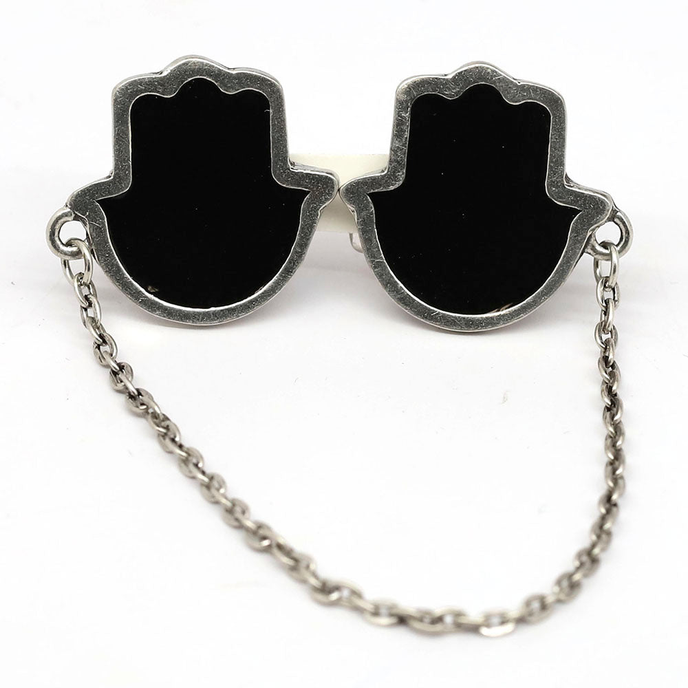 Hamsa Tallit Clips