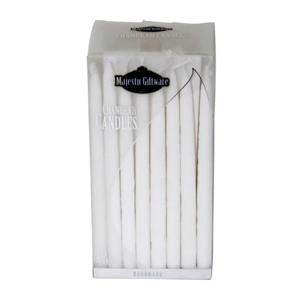 White Hanukkah Candles