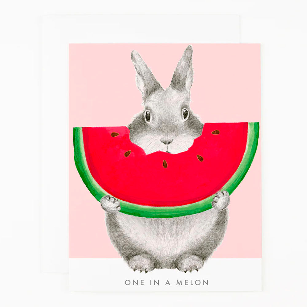 One in a Melon Greeting Card