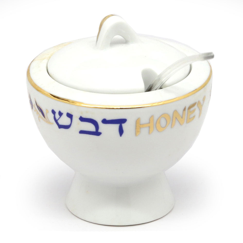Honey Server in Porcelain