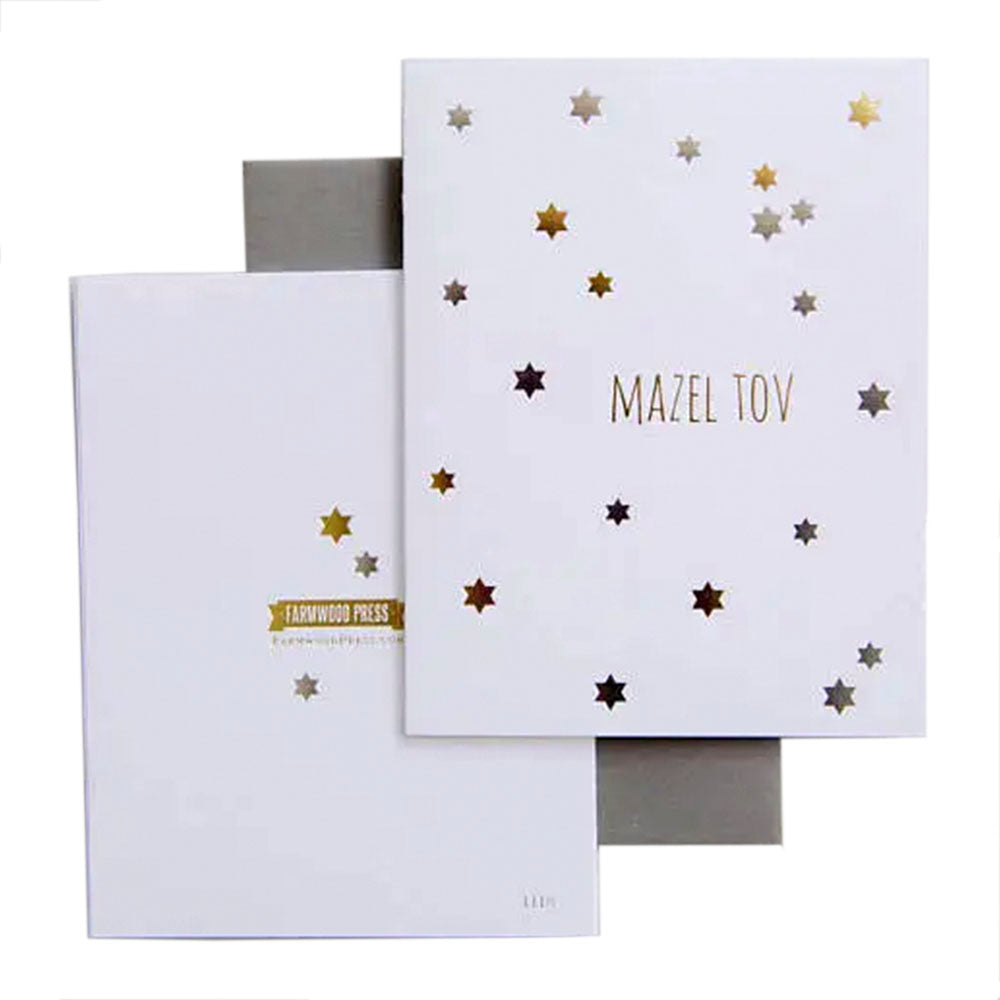 Mazel Tov Greeting Card with Foil