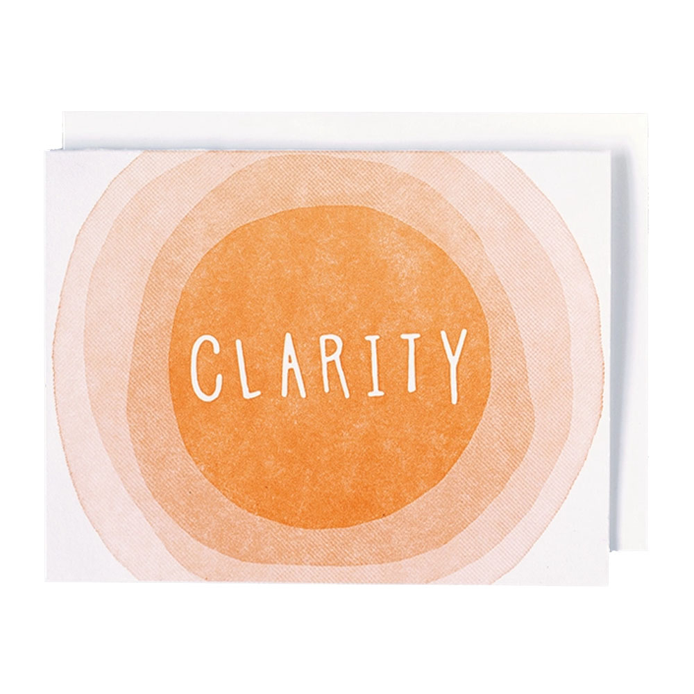 Clarity Greeting Card