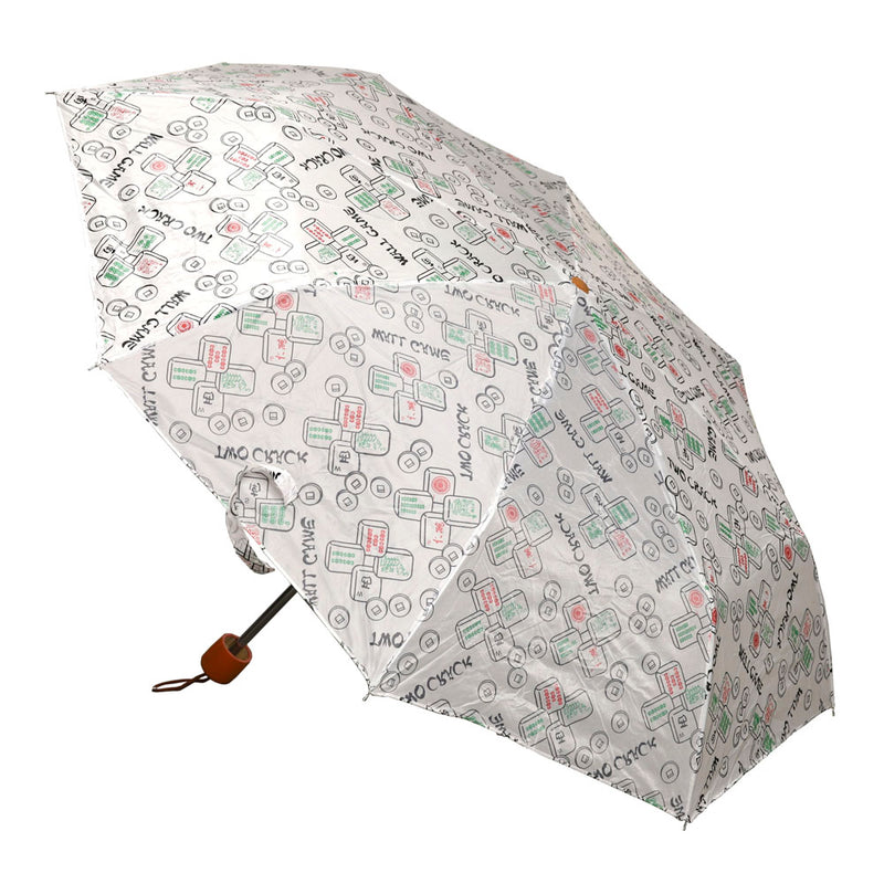 Umbrella with Mahjong Print