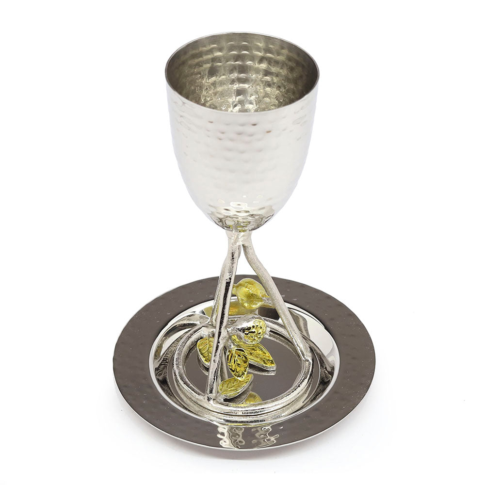 Brass & Stainless Kiddush Cup